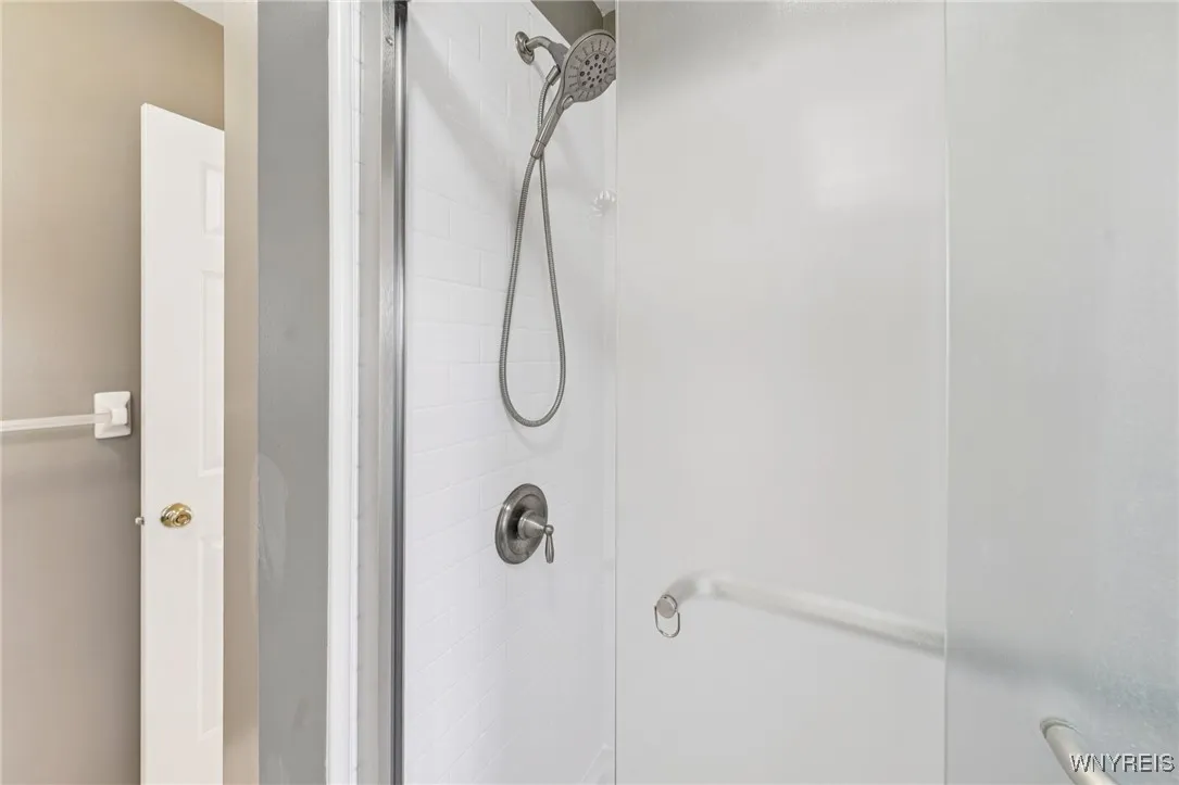 New shower in primary bathroom