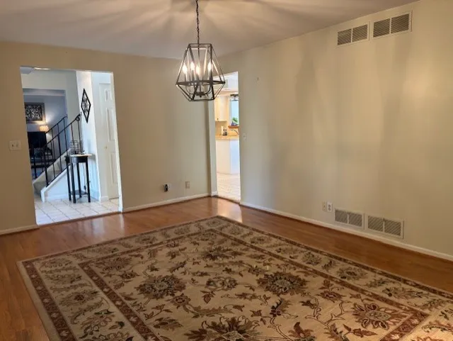 Formal Dining Room is to the right of the Front Entryway