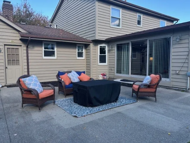 Enjoy the oversized Patio