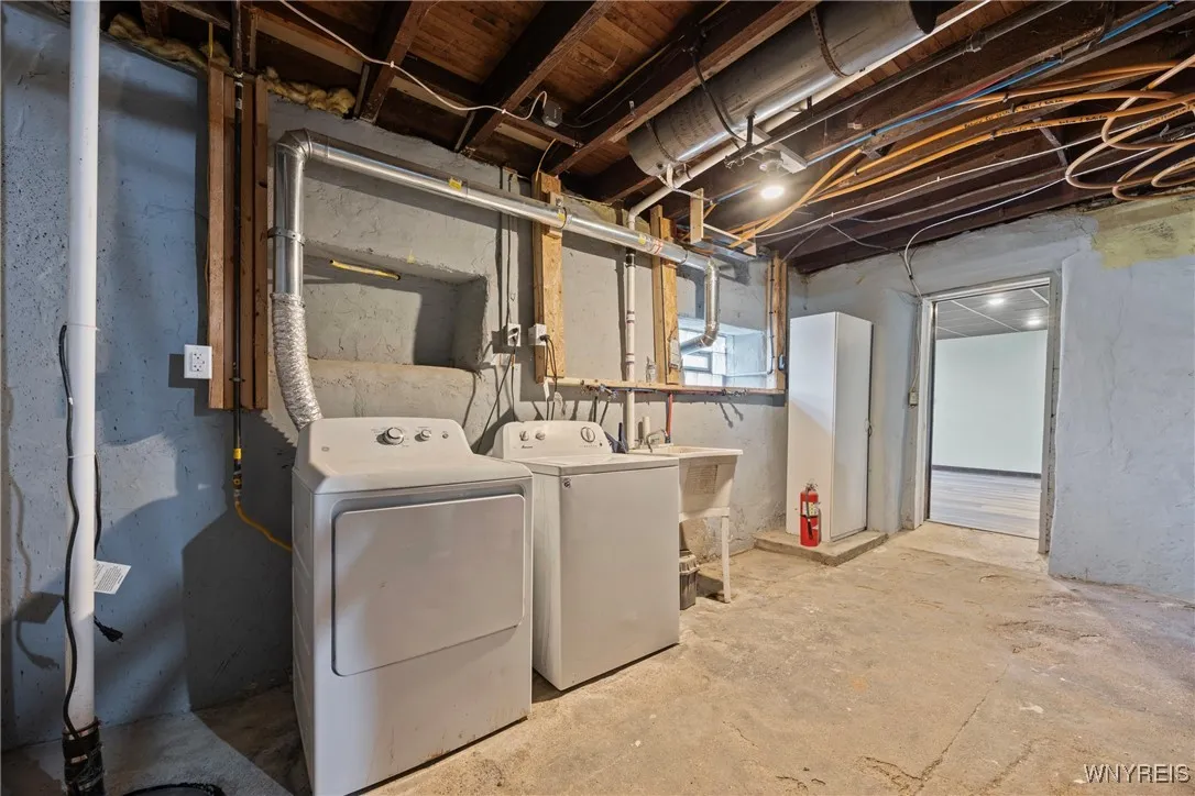 Basement Laundry area