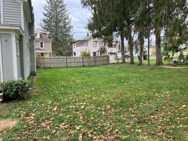 Large fenced in yard.