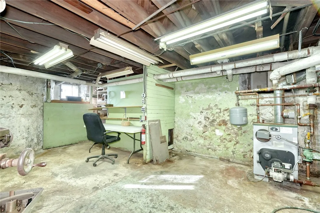 Never ending basement-Multiple rooms for storage, hobby space, and mechanicals