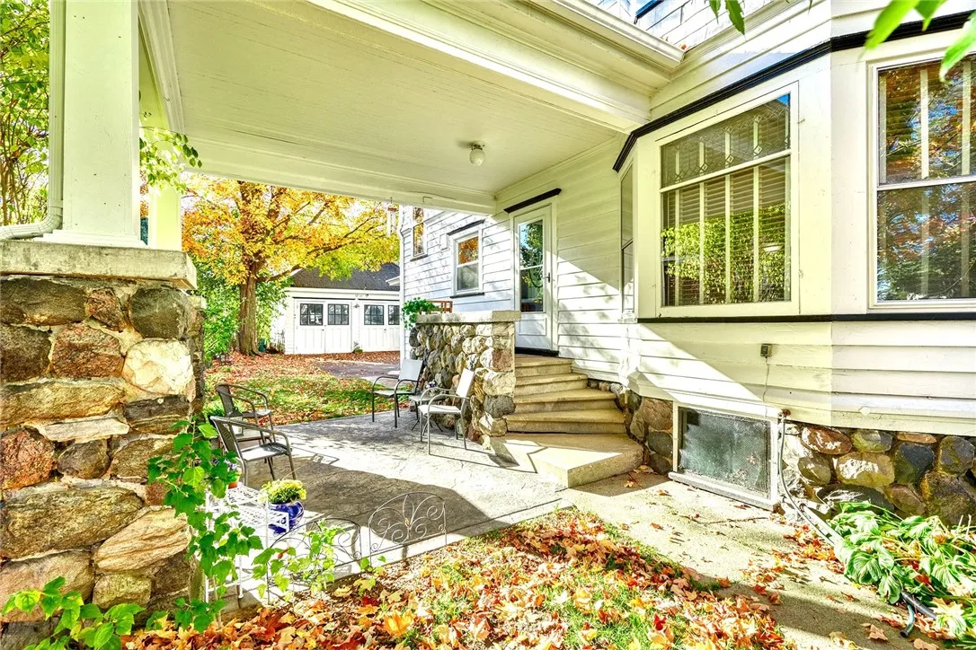  A door leads to the covered carport patio for easy grilling and summer suppers
