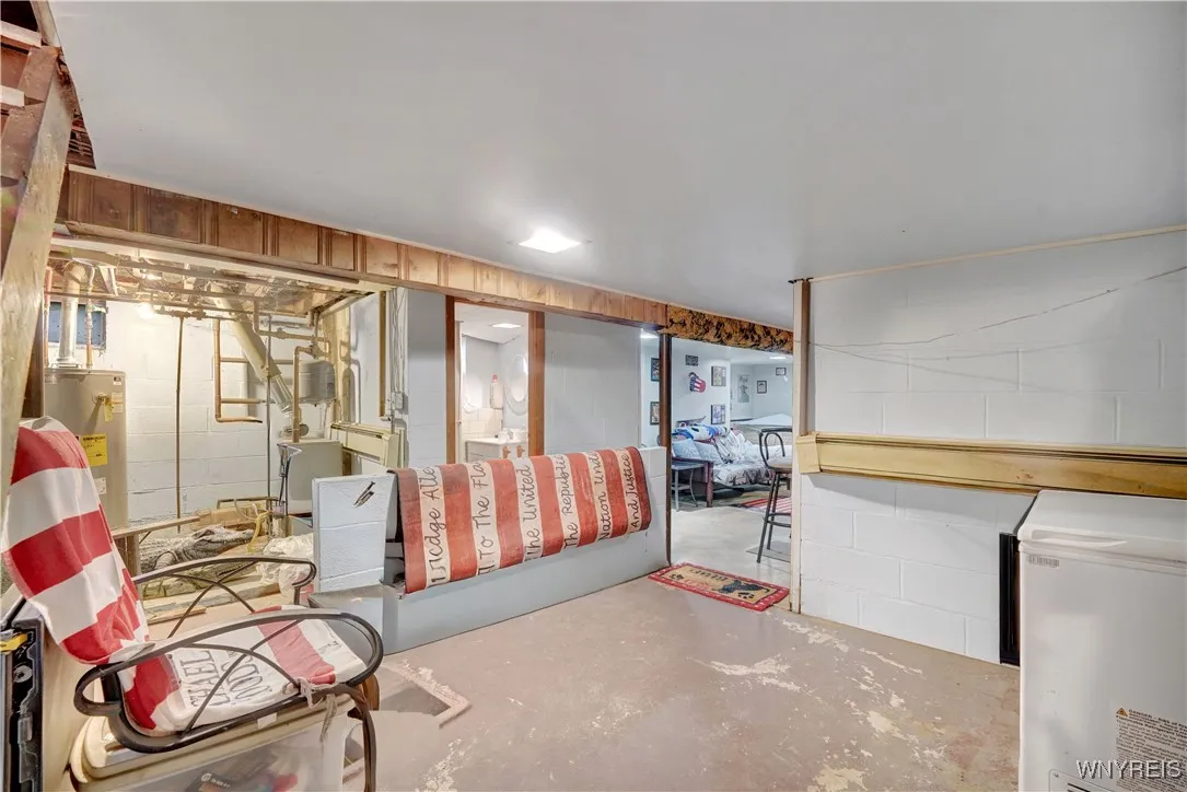 Basement storage area