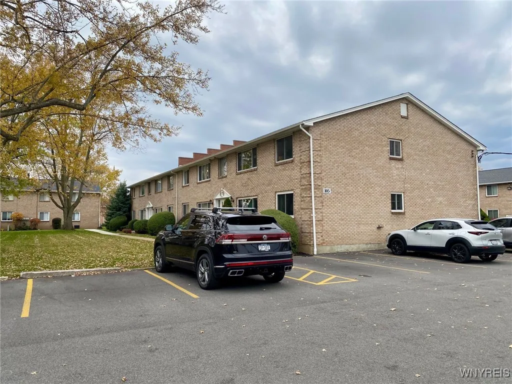 Another view of the parking area.