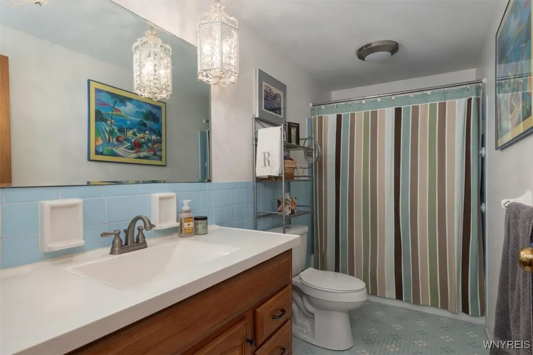 Spacious Full Bath with large vanity for all your storage needs.