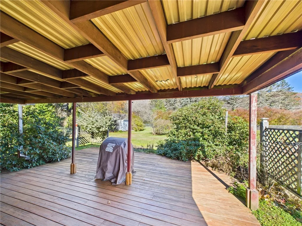 Covered deck