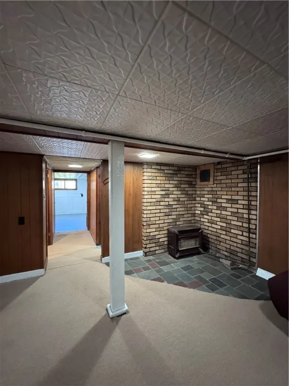 Basement rec room