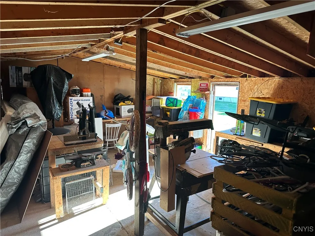 Inside 2nd shed