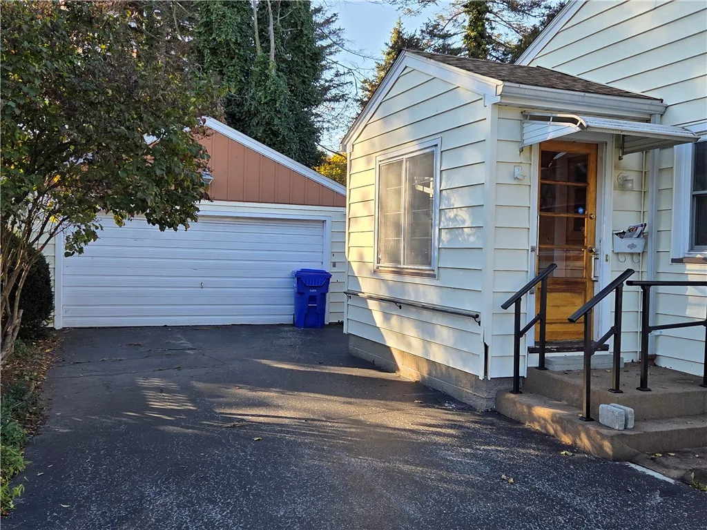 Two car garage