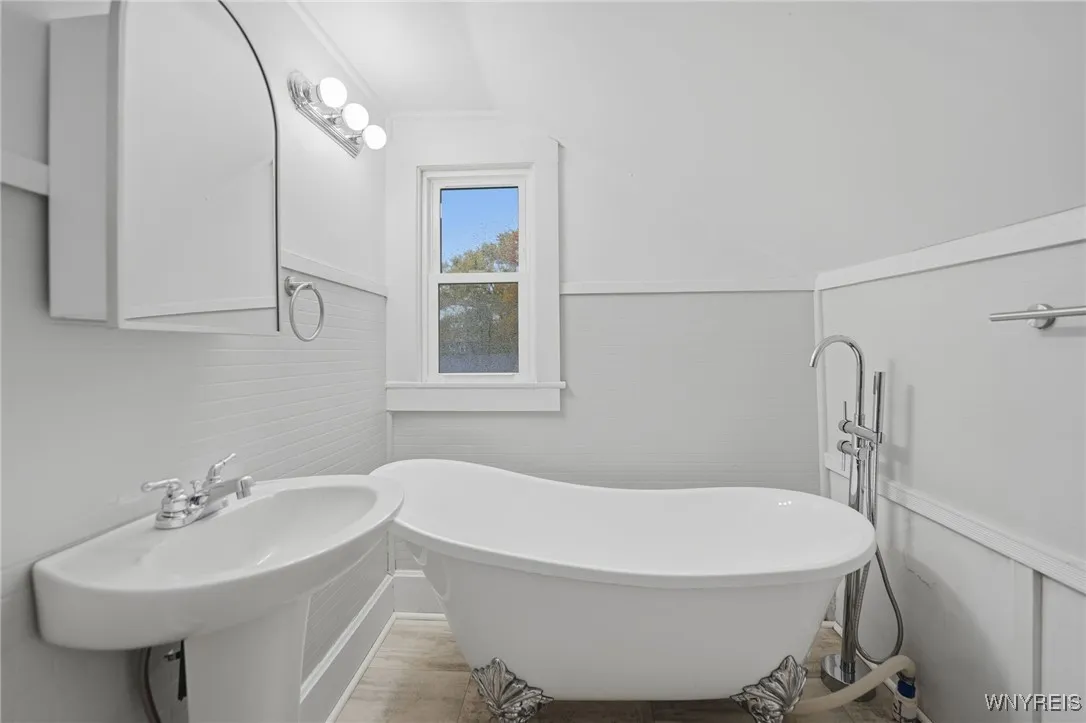Luxury soaking tub in 2nd floor bathroom