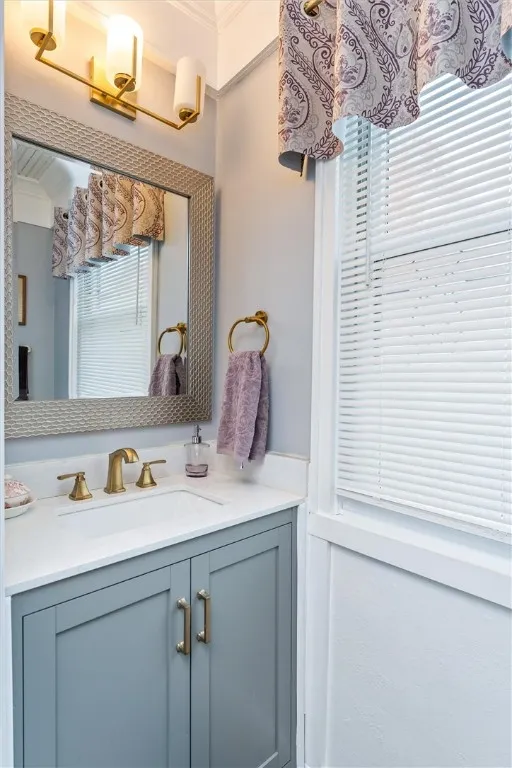 First floor half bath