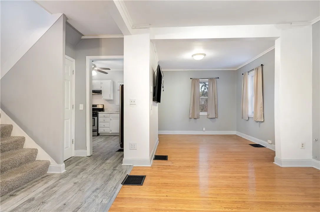 Interior from front doorway