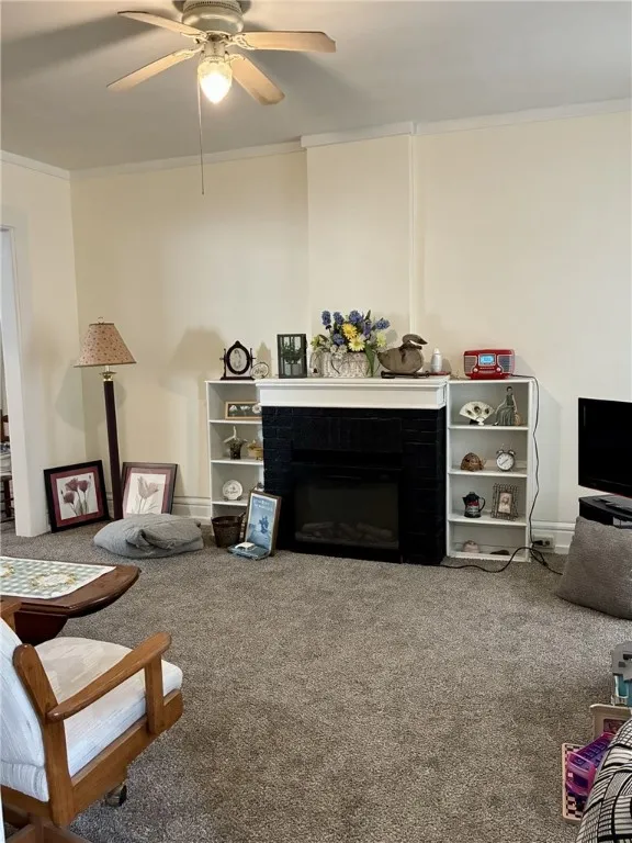 Built-in bookcases are perfect for your collections surrounding the fireplace 
