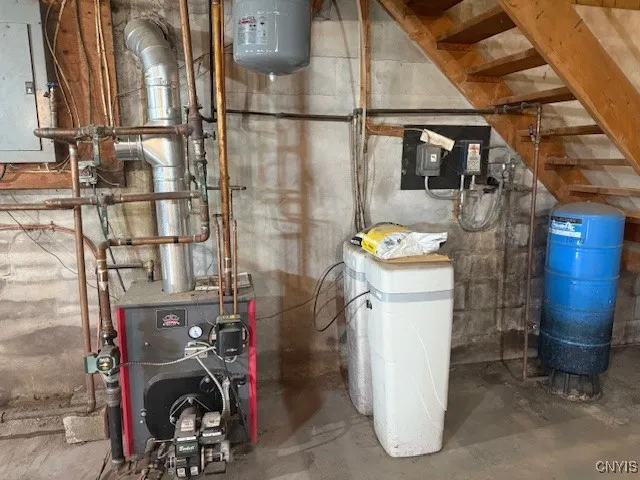 Newer boiler/water softener goes with house
