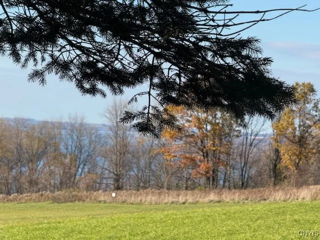 Lake view from side yard