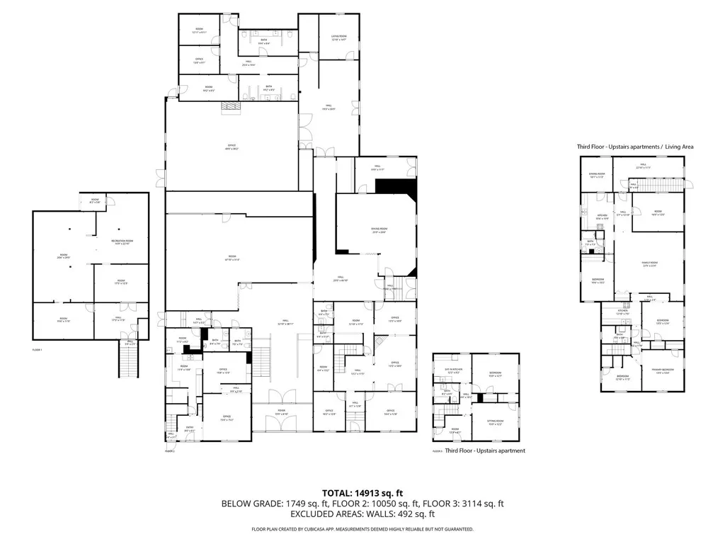 1050 Pennsylvania Funeral Home Floor Plan