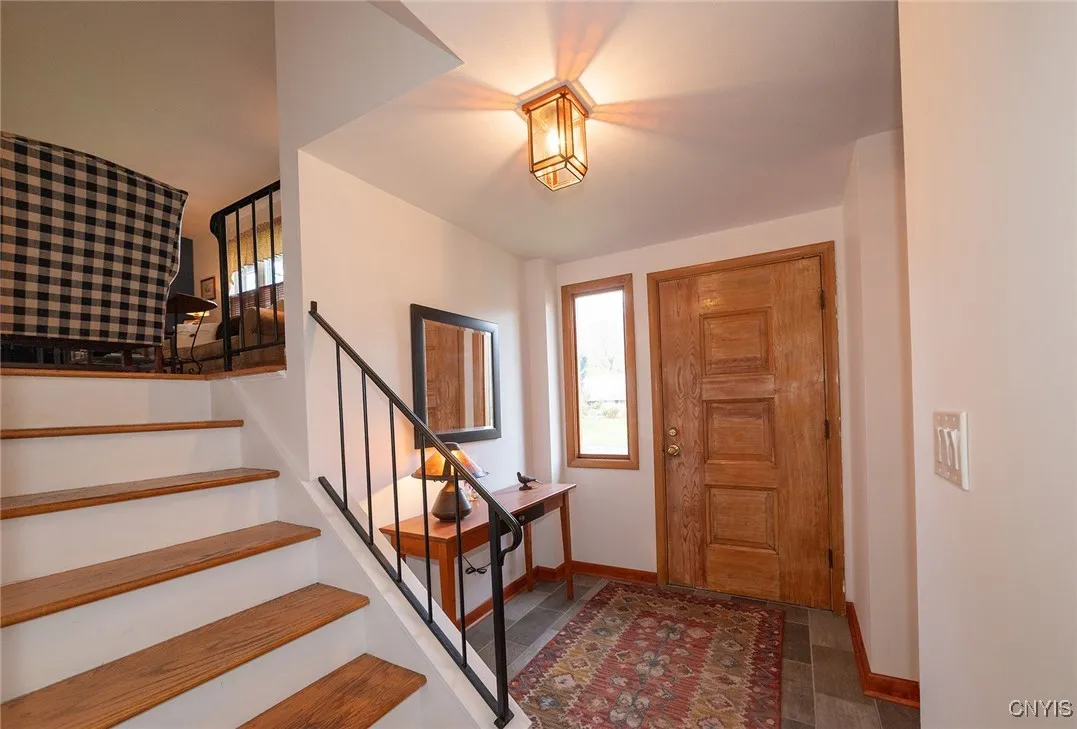 Staircase to the second floor.