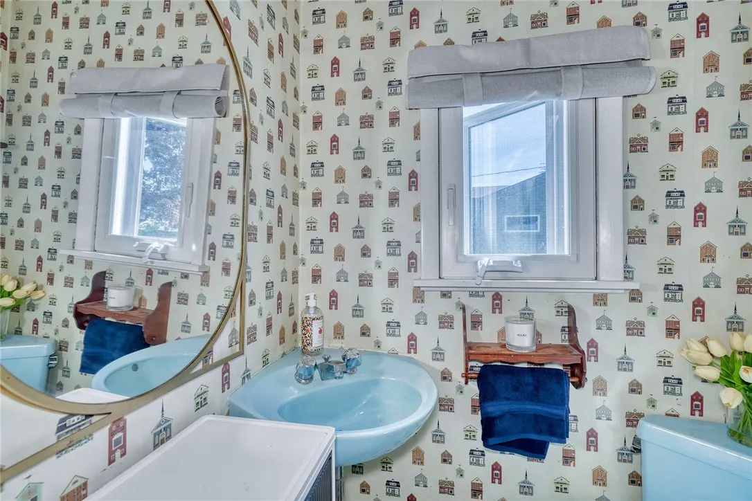 ADORABLE First-floor half bath!