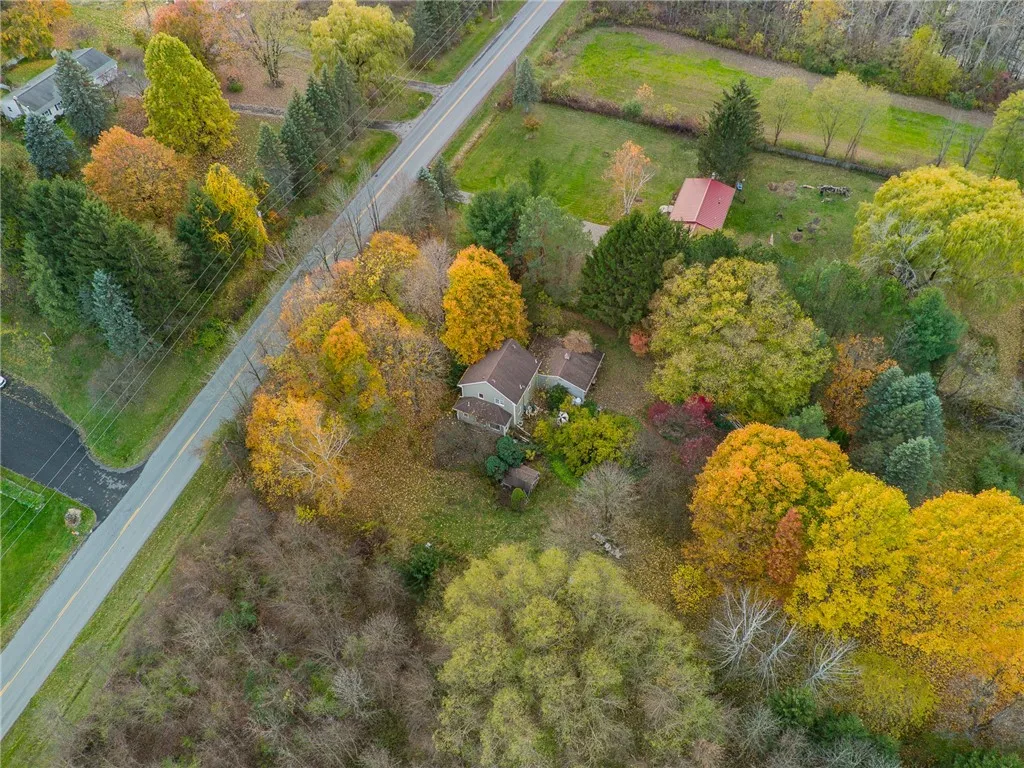 Here’s another overhead view of this great home on just over one acre!
