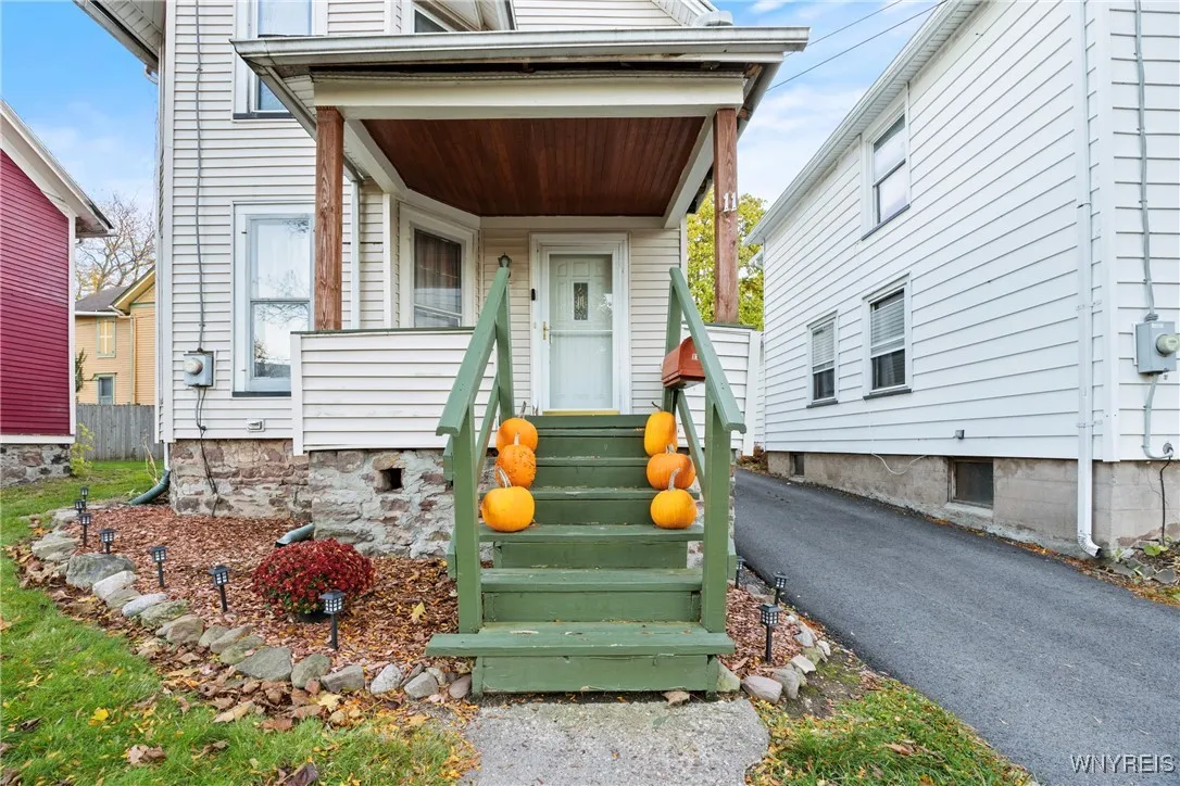 Front of house looking south
