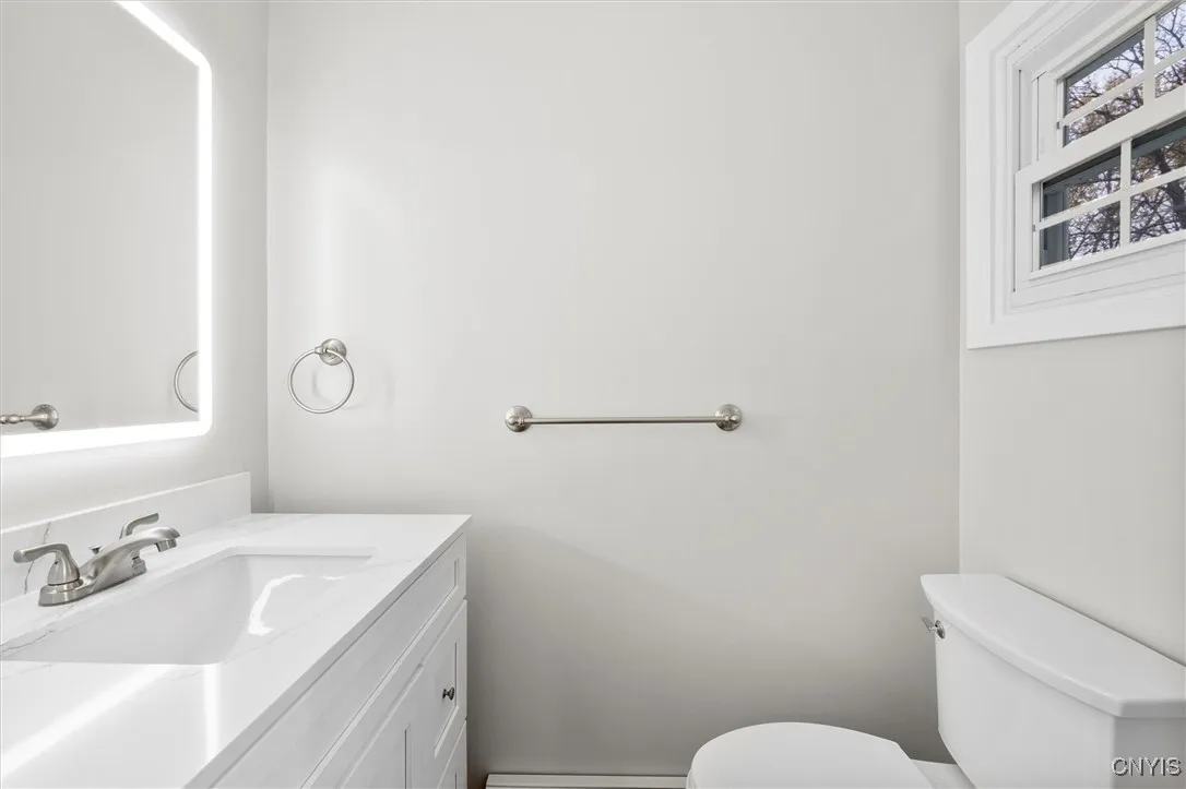 first floor half bath