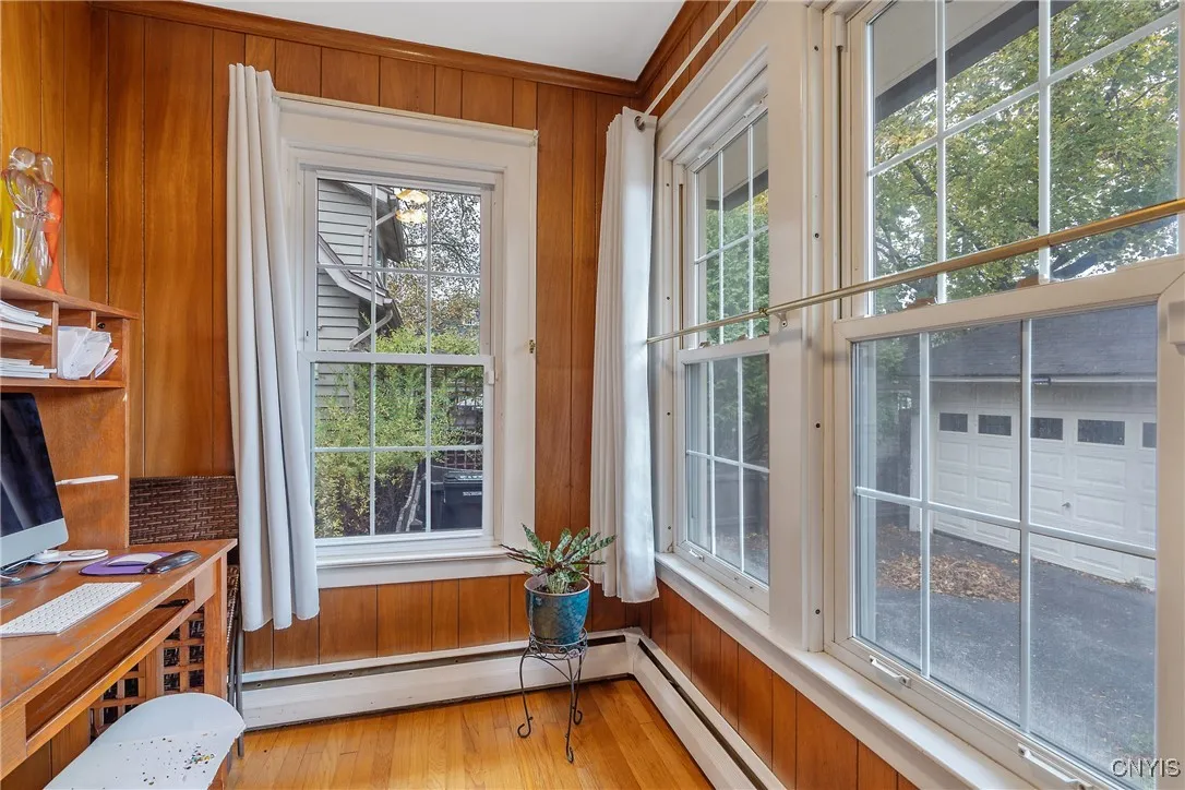 With room for a deck and chair, or maybe add a comfy, overstuffed chair and fill the room with your favorite books or records!