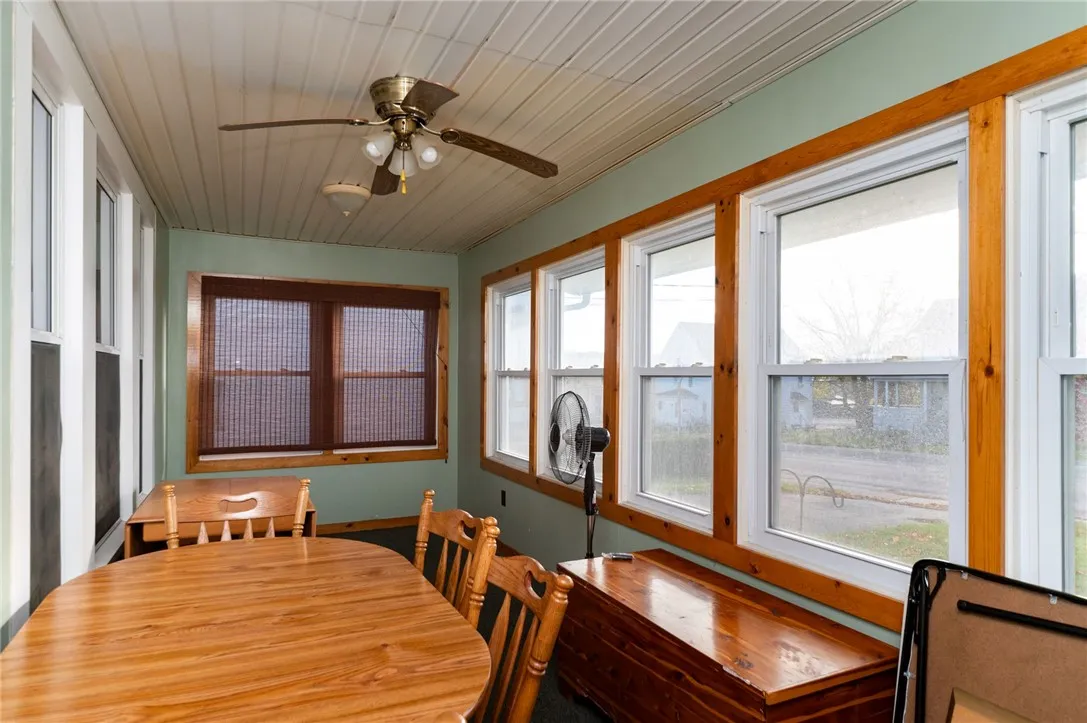 Enclosed front porch