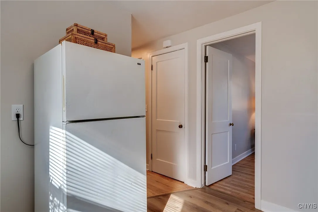 Door to the left leads to the basement