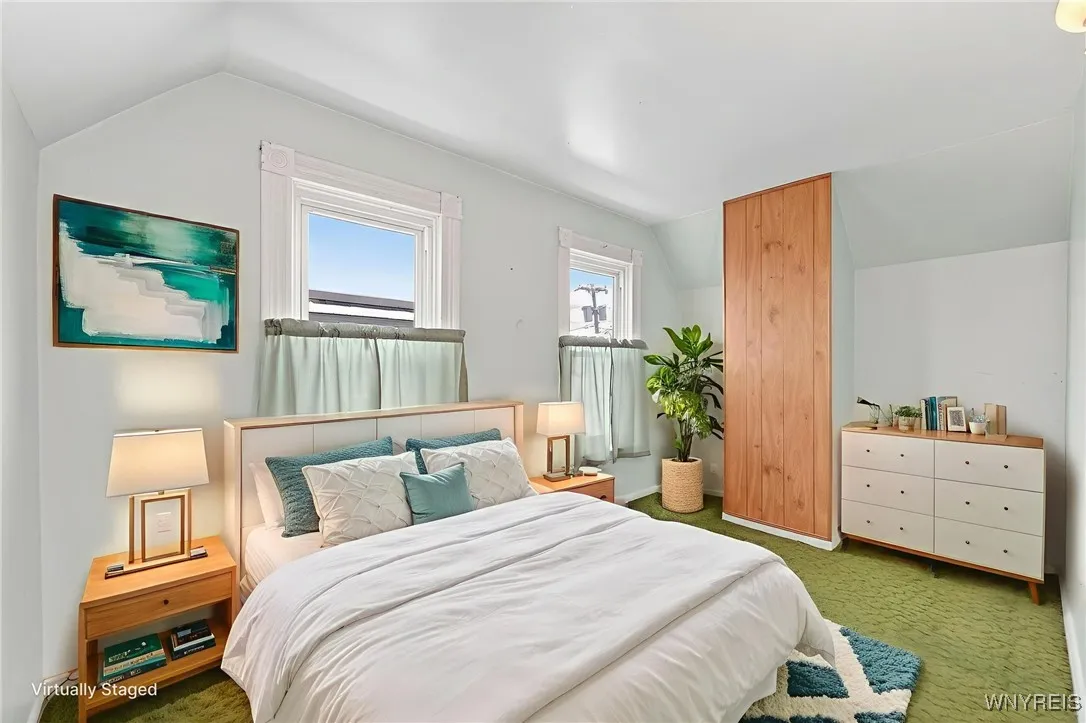 Virtually Staged Bedroom