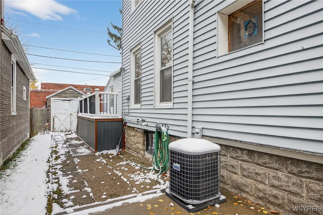 Driveway side of House