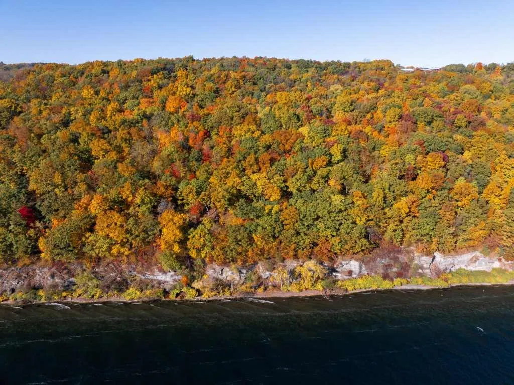 Year-round lake and hillside views — spectacular in every season.