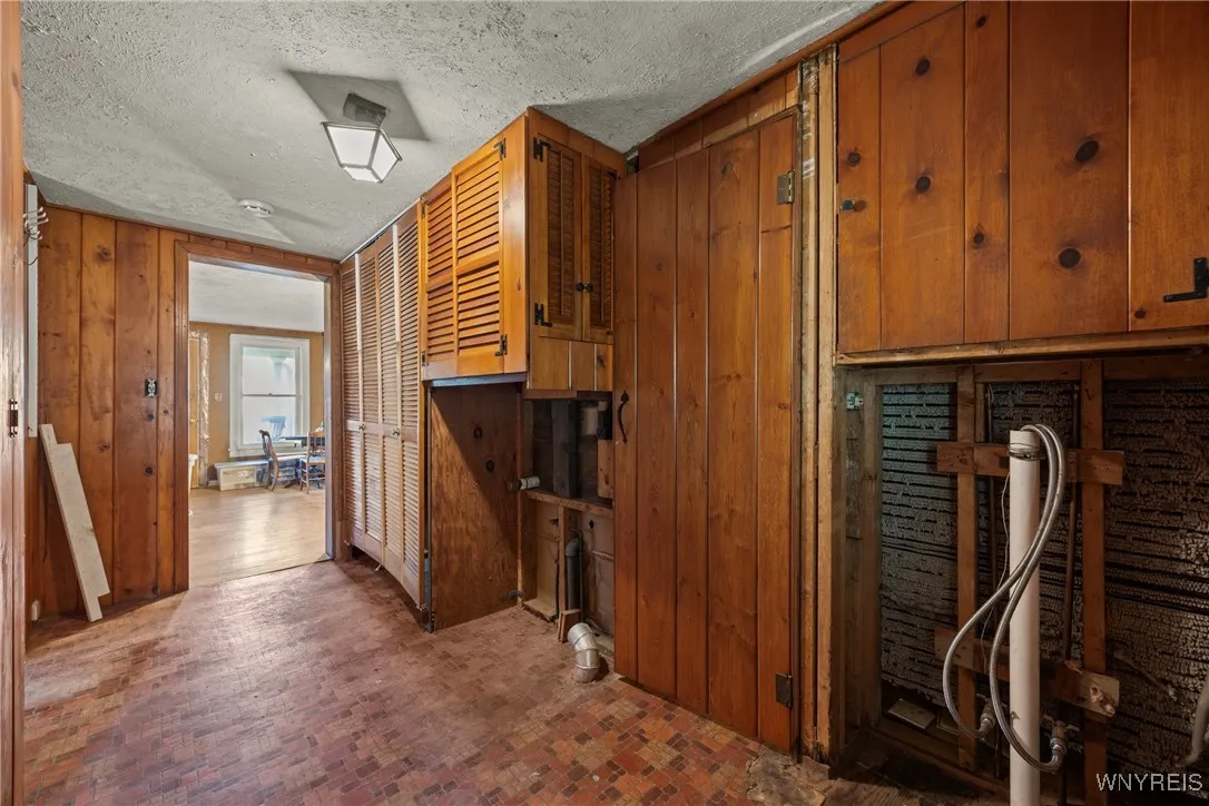 laundry area off rear hallway