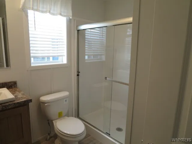 Huge walk in shower...