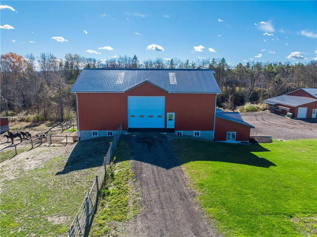 Horse barn