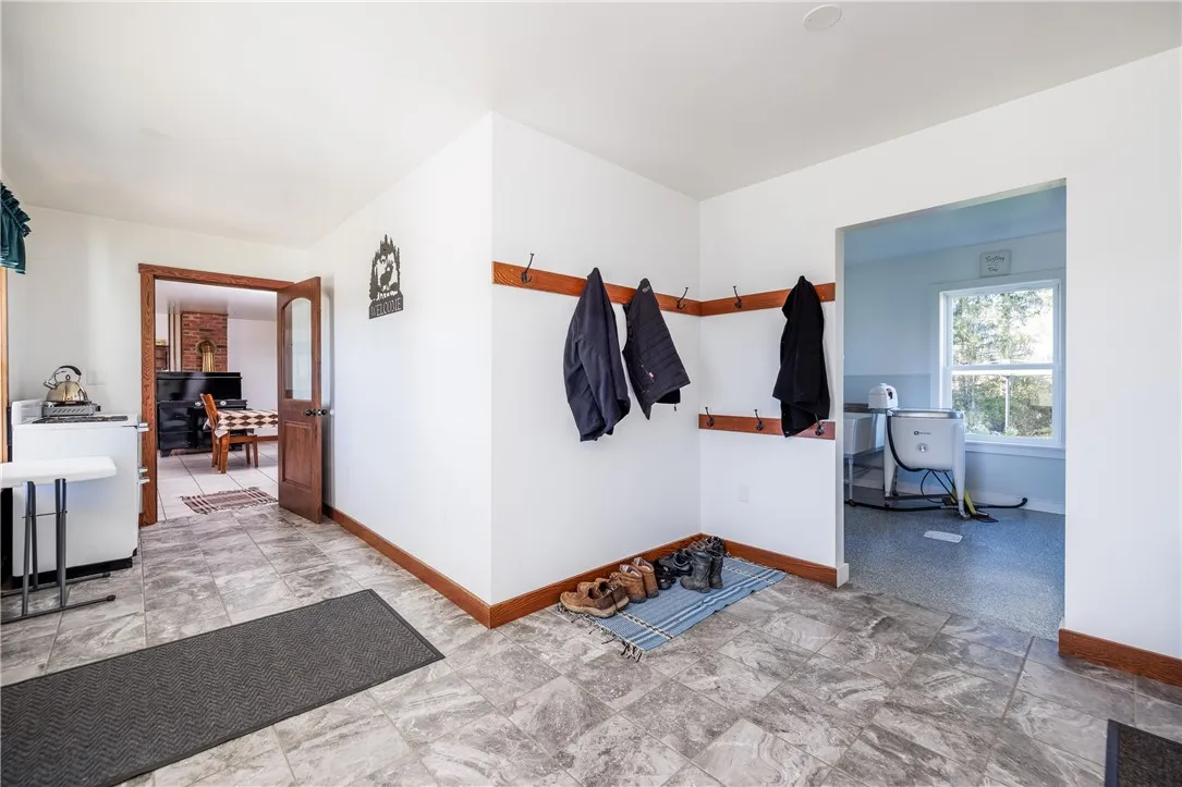 Huge mudroom/entrance