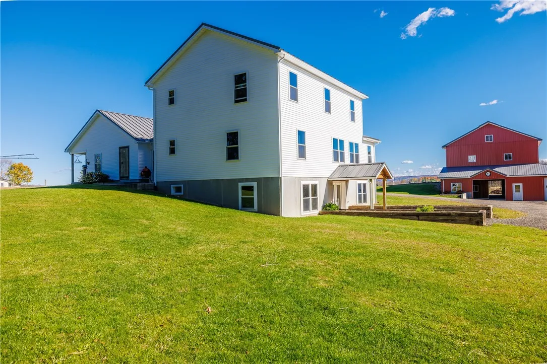 Back and side of home