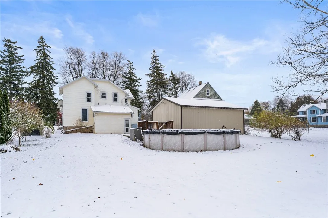BACK YARD/BACK OF HOUSE AND POOL