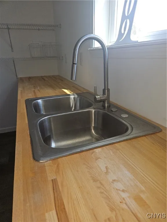 Pantry double sink and lots of counter space