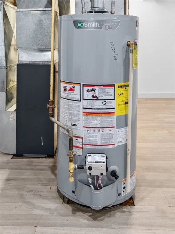 New Hot Water Tank 10/30/25