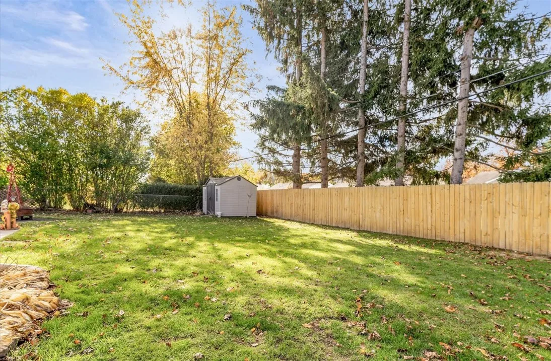 Fully Fenced in yard