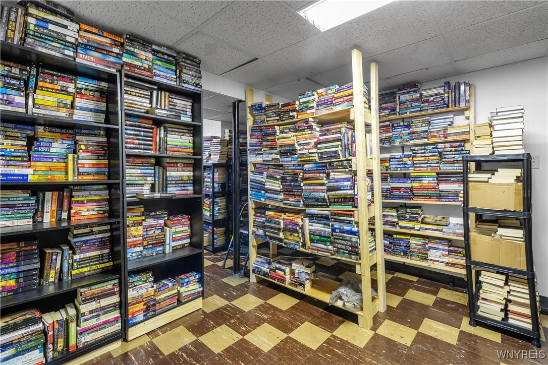 Partially finished basement