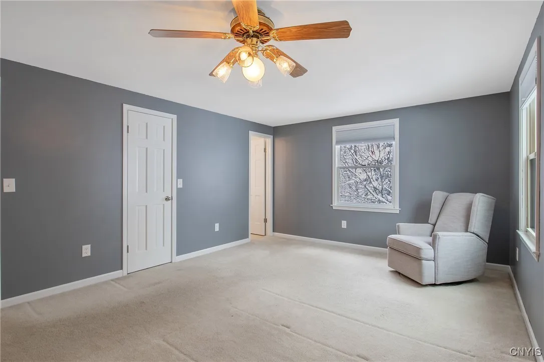 Primary bedroom with full bath