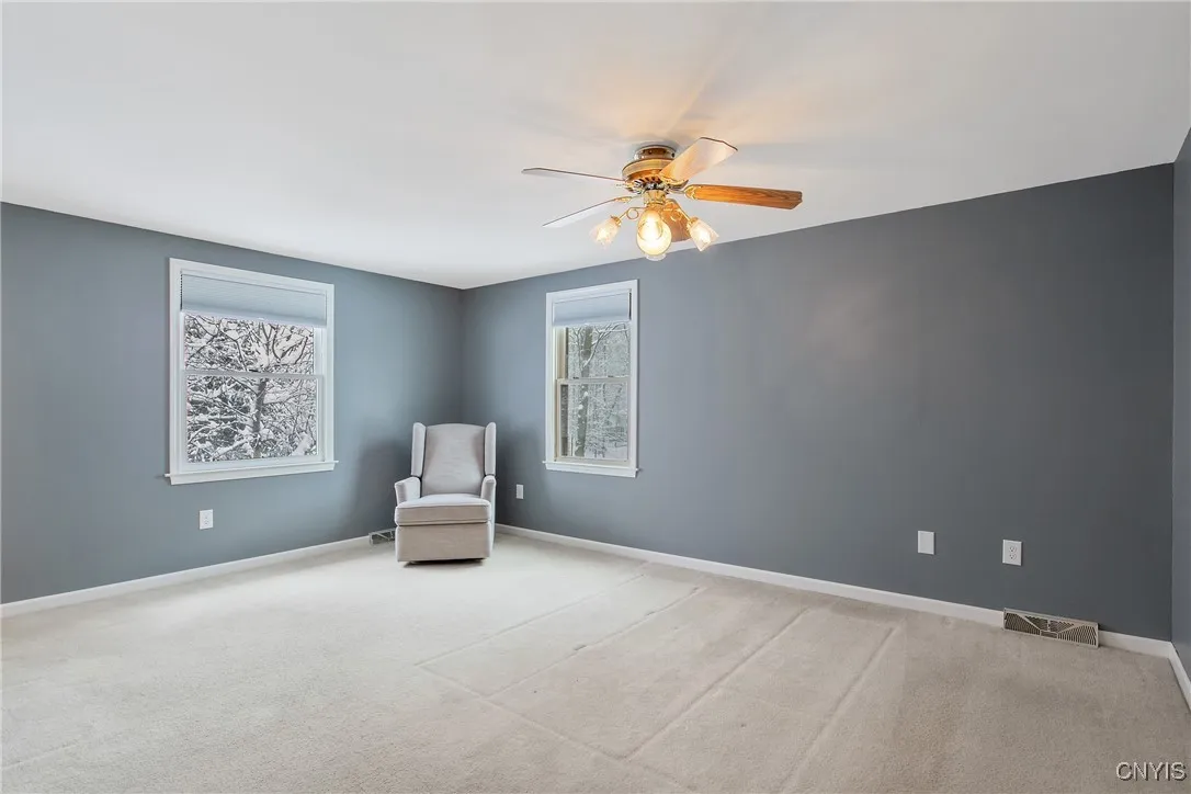 Primary bedroom with full bath