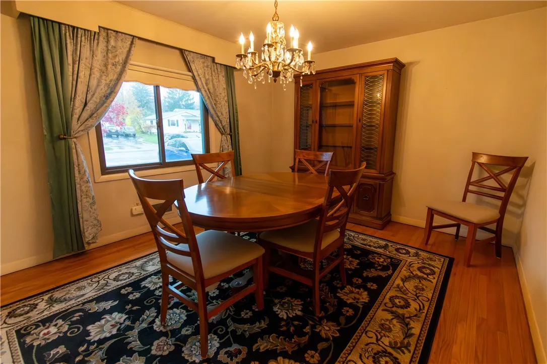 Check out the hardwoods in the formal dining room