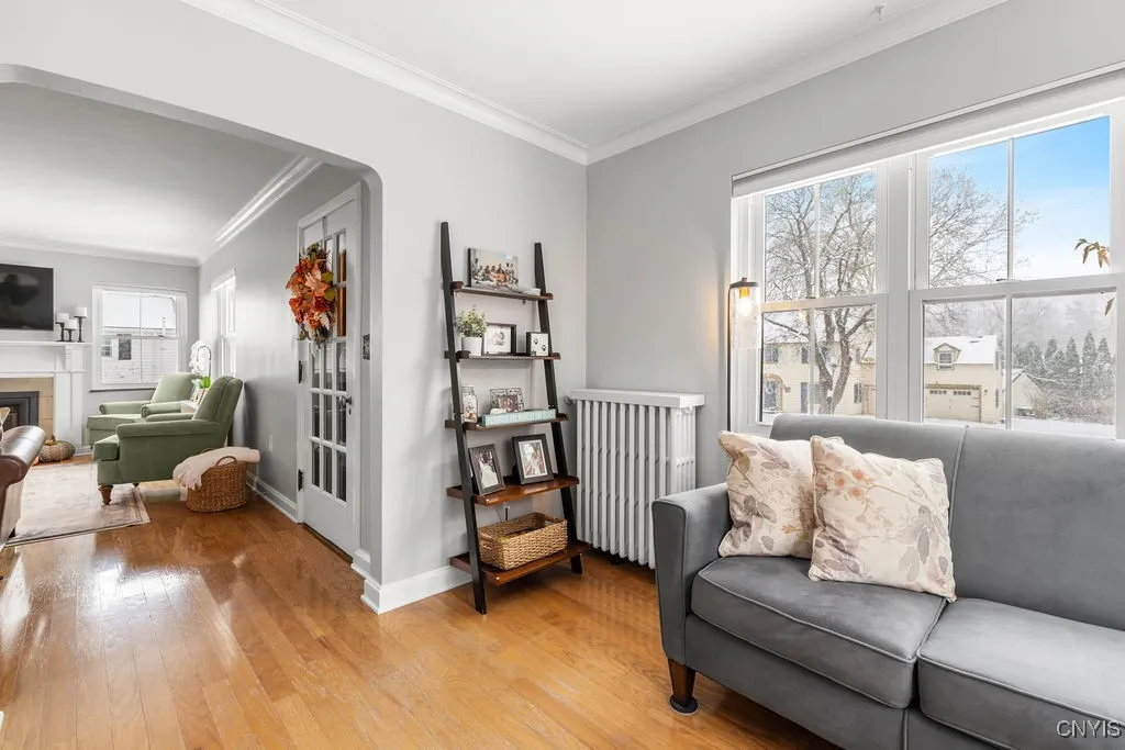 A wonderful sitting room or office.
