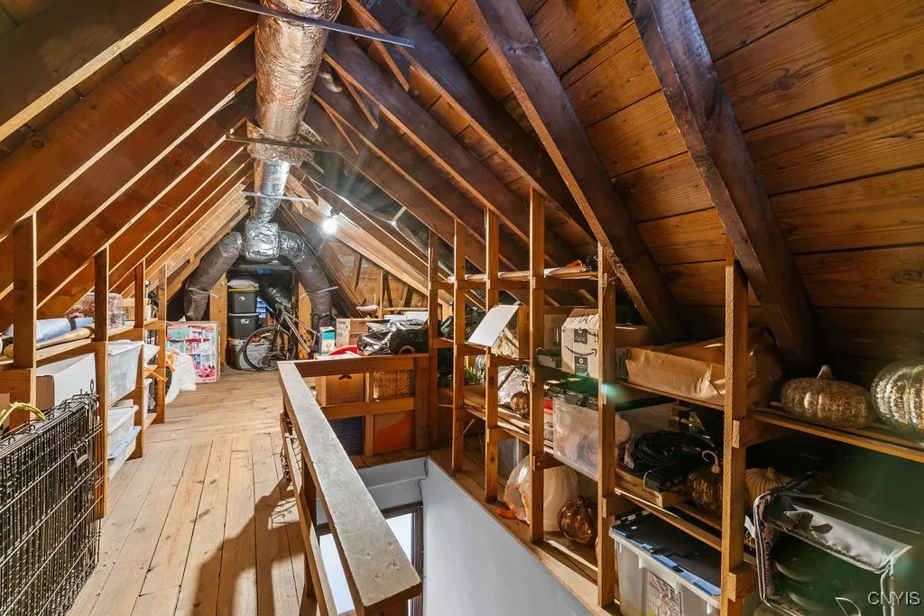 Walk up attic!