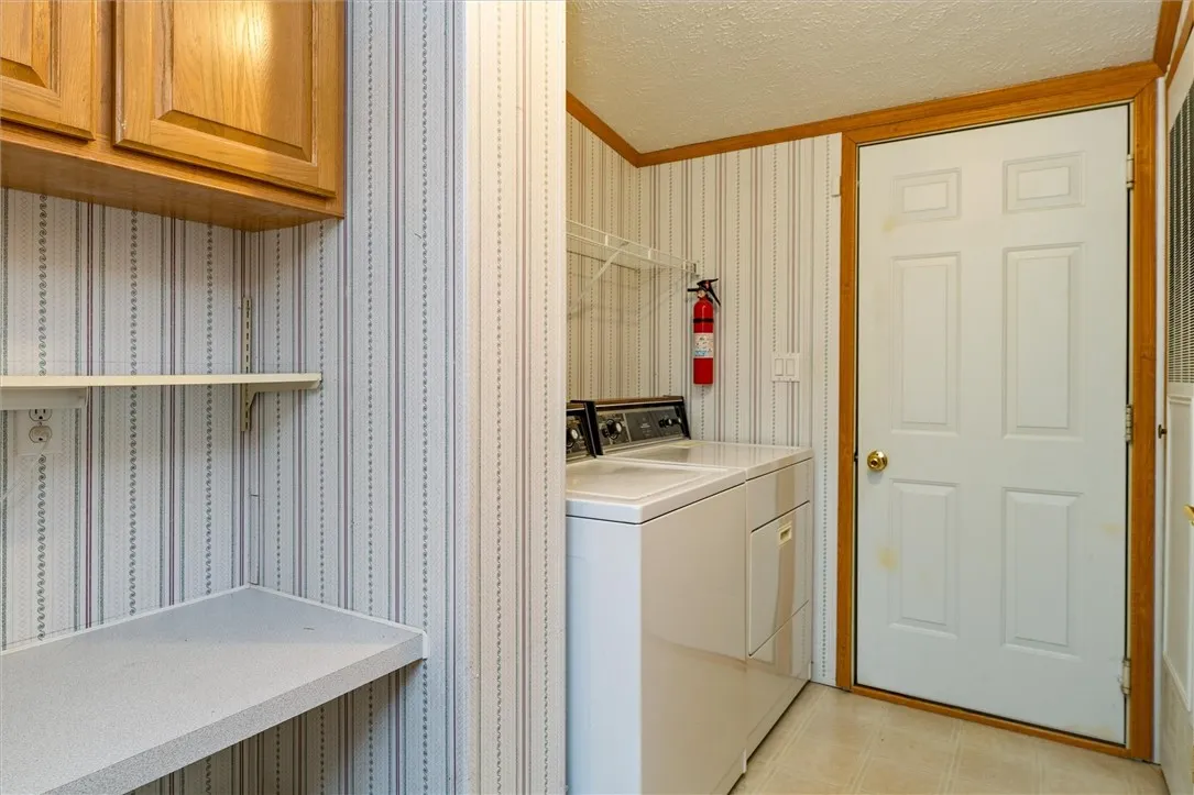 Laundry Room with Exit to Garage