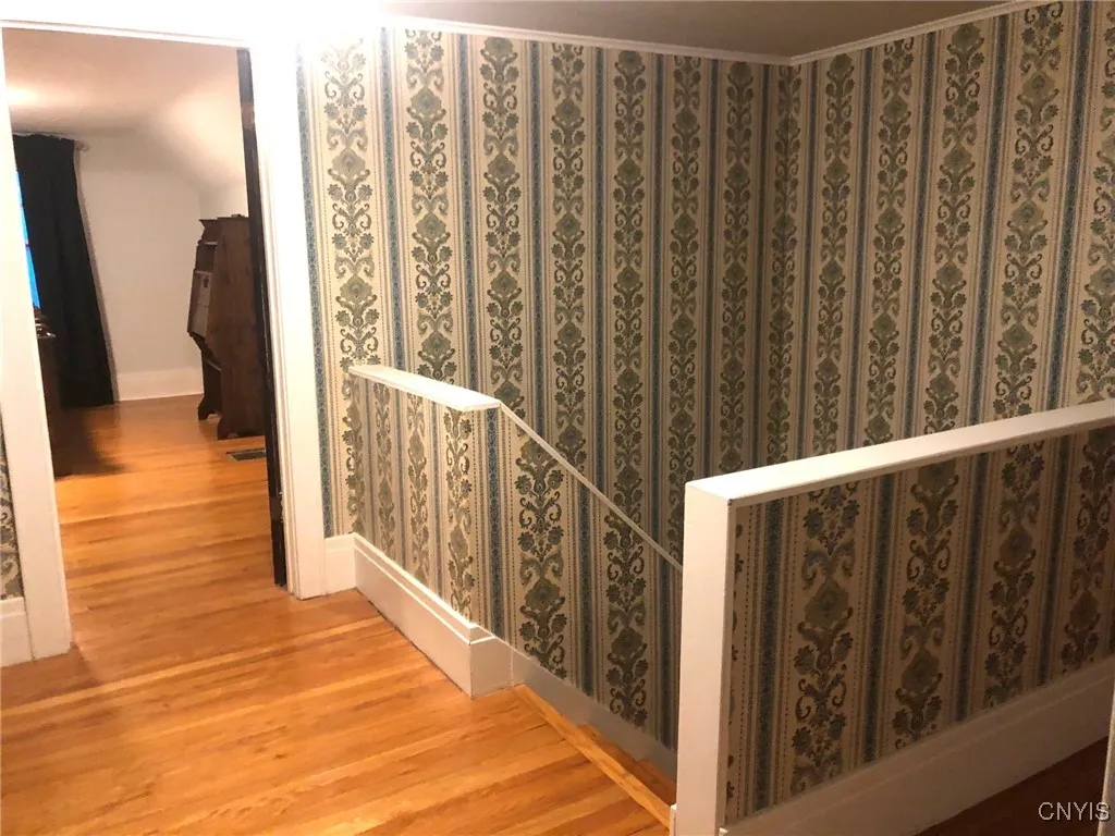 attic hall and stair way