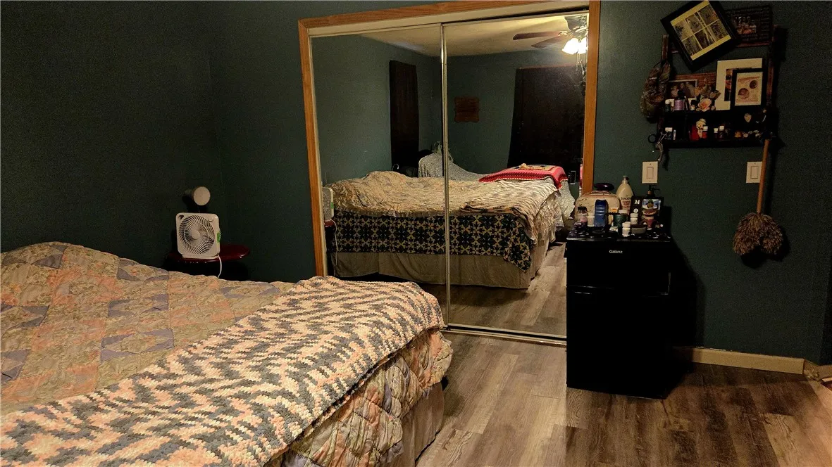 Master bedroom above garage